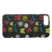 Bright Butterfly & Sunshine Pattern Phone Case (Achterkant (Horizontaal))