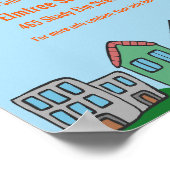 Bright Buurt Yard Sale Flyer Downloadbaar Poster (Hoek)