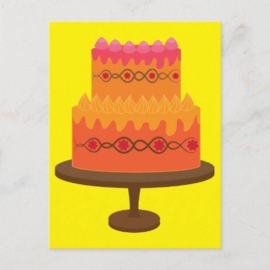 Bright Cake Briefkaart (Voorkant)