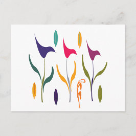 Bright Calla Lilly Waterverf Impression Briefkaart