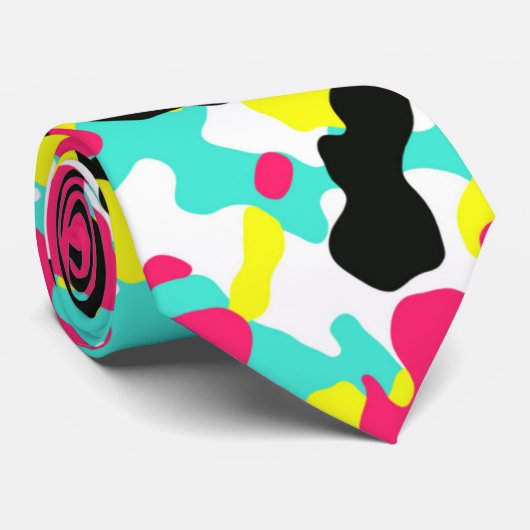 Bright Camo-Stropdas Stropdas (Opgerold)