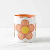 Bright Cantelope Summer Flower Mok (Midden)