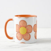 Bright Cantelope Summer Flower Mok (Links)