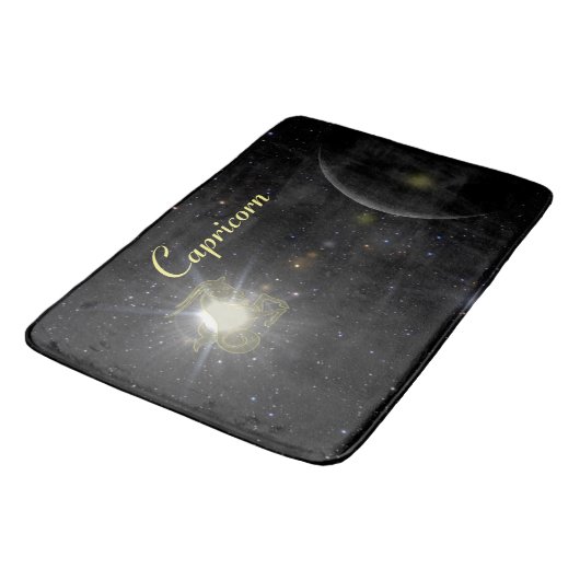 Bright Capricorn Badmat (Gekanteld)