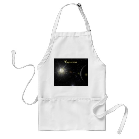 Bright Capricorn Standaard Schort (Voorkant)