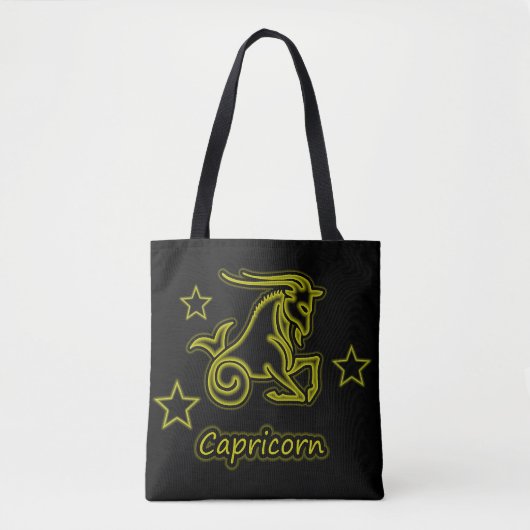 Bright Capricorn Tote Bag (Voorkant)
