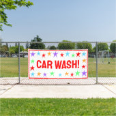 Bright Car Wash Banner (Insitu)