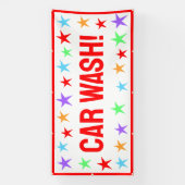 Bright Car Wash Banner (Verticaal)