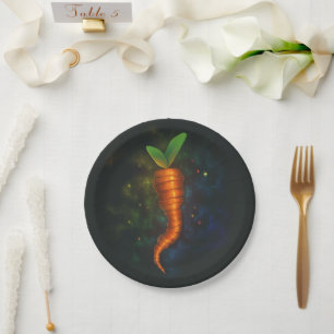 Bright Carrot Paper Bord