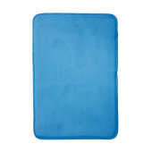 Bright Cerulean Blue met korrelige textuur Badmat (Voorkant Verticaal)