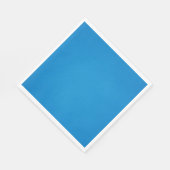 Bright Cerulean Blue met korrelige textuur Servetten (Hoek)