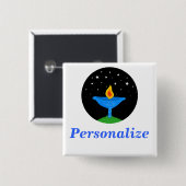 Bright Chalice UU Pin / Button (Voorkant /achterkant)