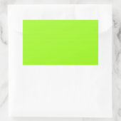 Bright Chartreuse Green Rectangle Sticker (Tas)