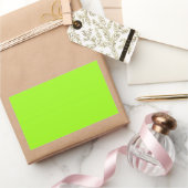 Bright Chartreuse Green Rectangle Sticker (Geschenken)