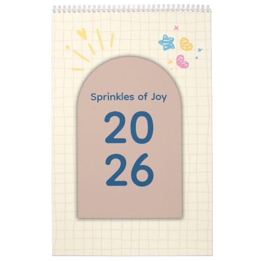 Bright & Cheerful Aesthetic Calendar Kalender (Hoes)