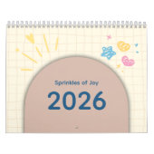 Bright & Cheerful Aesthetic Calendar Kalender (Hoes)