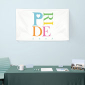 BRIGHT CHEERFUL COLORFUL FUN PRIDE TYPOGRAPHY SPANDOEK (Beurs)