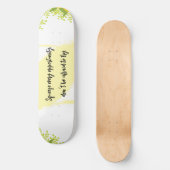 Bright & Cheerful Geïnspireerde Motivatie Persoonlijk Skateboard (Voorkant)