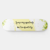 Bright & Cheerful Geïnspireerde Motivatie Persoonlijk Skateboard (Horizontaal)