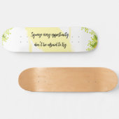 Bright & Cheerful Geïnspireerde Motivatie Persoonlijk Skateboard (Horizontaal)