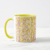 Bright Cheery Rainbow Raindrops Stripes Mokken (Links)