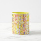 Bright Cheery Rainbow Raindrops Stripes Mokken (Midden)