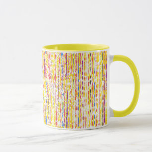 Bright Cheery Rainbow Raindrops Stripes Mokken