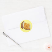 Bright Cheesy Puff Decoratie Ronde Sticker (Envelop)