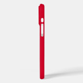 Bright Cherry Red, persoonlijke Jumbo-aangepaste n Case-Mate iPhone Case (Achterkant / Links)
