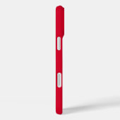 Bright Cherry Red, persoonlijke Jumbo-aangepaste n Case-Mate iPhone Case (Achterkant / Rechts)
