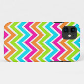Bright Chevron Designer Zig Zag Pattern Case-Mate iPhone Case (Achterkant (horizontaal))