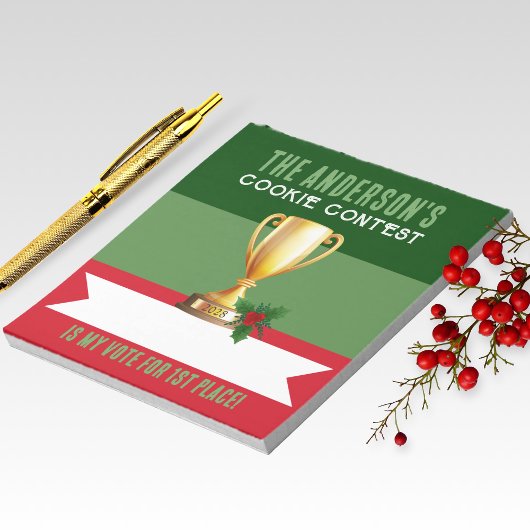 Bright Christmas Contest Stemmen Notitieblok Pack 