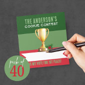 Bright Christmas Contest Stemmen Notitieblok Pack 