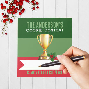 Bright Christmas Contest Stemmen Notitieblok Pack 