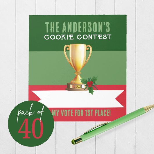 Bright Christmas Contest Stemmen Notitieblok Pack 