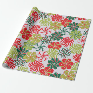 Bright Christmas Flowers/Snoep op Platinum Cadeaupapier