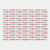 Bright Christmas Gift Wrap Modern Holiday Wrapping Inpakpapier Vel (Voorkant 2)
