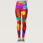 Bright Christmas Lights Leggings (Voorkant)