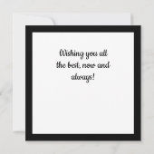 Bright Christmas Ornaments Flat Christmas Card (Achterkant)