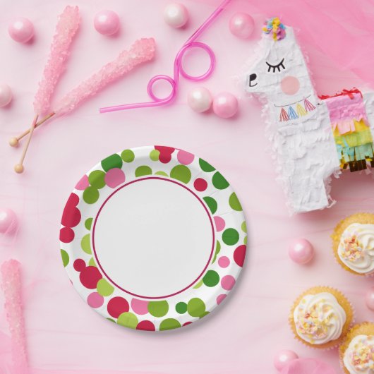 Bright Christmas Paper Borden Papieren Bordje (Feest)