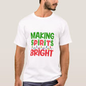Bright Christmas Spirit Family T-shirt (Voorkant)