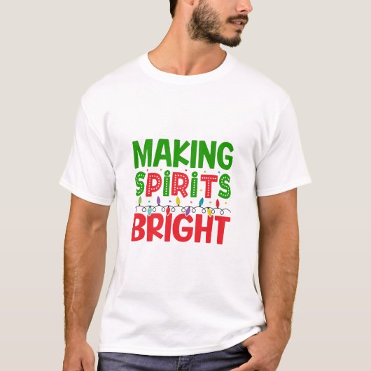 Bright Christmas Spirit Family T-shirt (Voorkant)