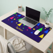 Bright Christmas Tree Festive Personalized Pattern Bureaumat