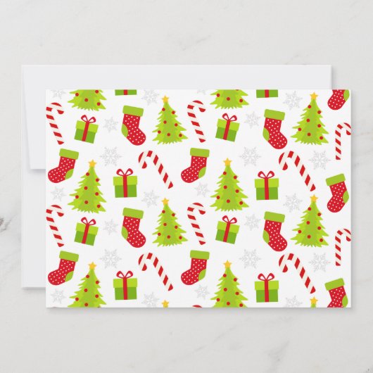 Bright Christmas Tree Holiday Gift Kaart Holder (Achterkant)