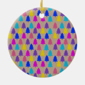 Bright Christmas Tree Pattern Ornament (Achterkant)