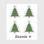 Bright Christmas Tree Sticker Set In 4 Sheet Count (Vel)
