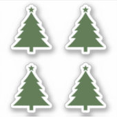 Bright Christmas Tree Sticker Set In 4 Sheet Count (Voorkant)