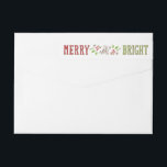 Bright Christmas Wraparound-adreslabel<br><div class="desc">Ontwerp © Berry Berry Sweet { www.berryberrysweet.com}. Overeenkomende kaarten beschikbaar.</div>