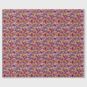 Bright Circles Abstracte  achtergrond Cadeaupapier (Vlak)