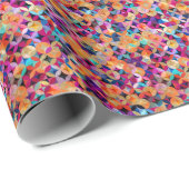 Bright Circles Abstracte  achtergrond Cadeaupapier (Rol Hoek)
